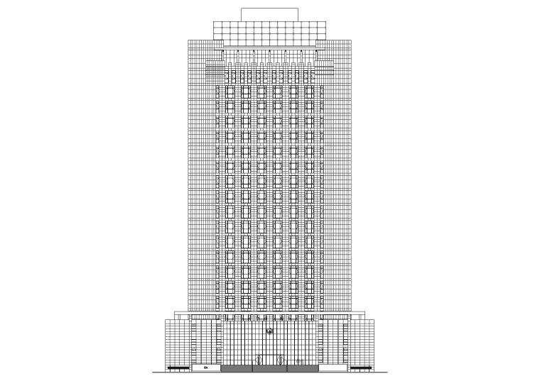 济宁办公楼建筑施工图资料下载-[山东]济宁市地税局综合办公楼建筑施工图