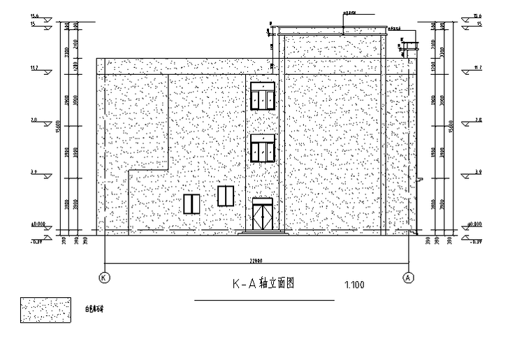 2020年幼儿园建设工程图纸清单招标文件-立面图2