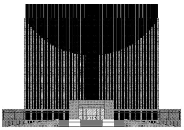 江苏省建筑施工图资料下载-[江苏]启东市行政综合服务中心建筑施工图