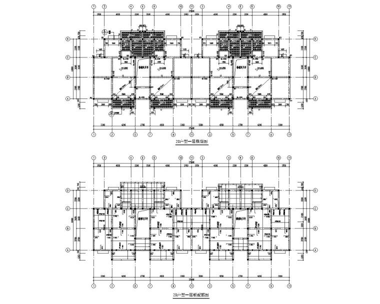 砖混基础施工资料下载-某六层住宅楼砖混结构设计施工图（CAD）