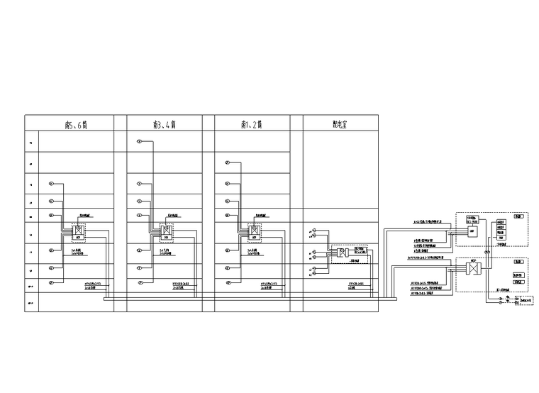 工业区改造工程机电施工含图（含建筑结构）-综合布线系统图