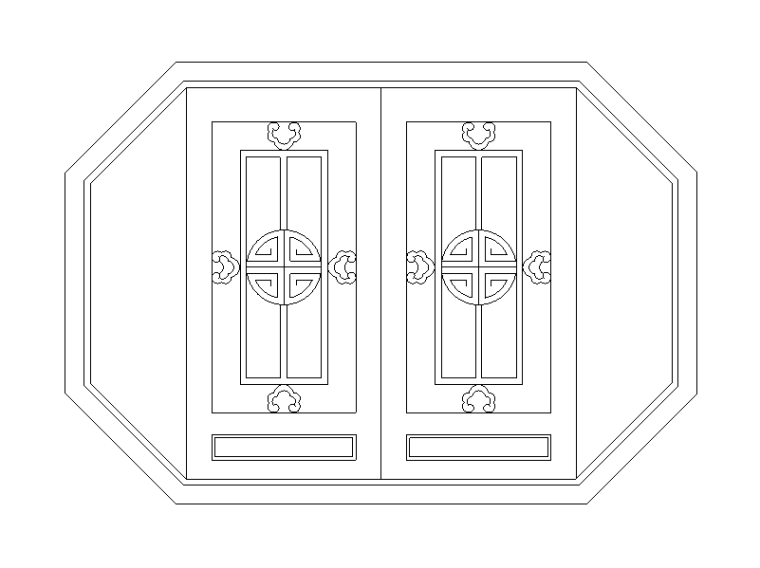 177套古式窗大样图（CAD）-古式窗CAD大样图7