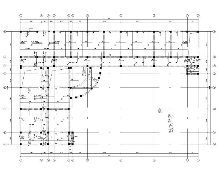 四层楼结构施工图资料下载-四层小学教学楼混凝土结构施工图（CAD）