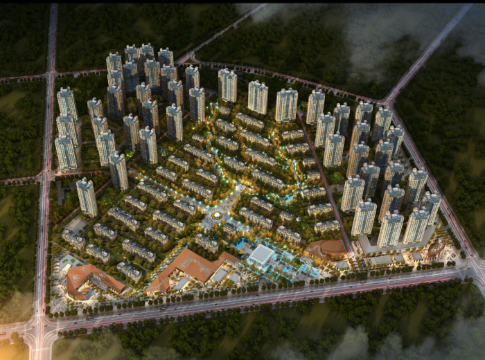 长春巨城国际商业项目资料下载-沈阳24城住宅项目建筑方案文本(4家方案)