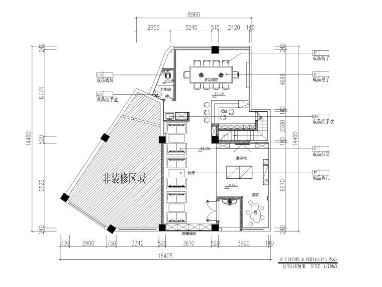 电子产品店店cad资料下载-新湖珠宝店设计施工图CAD