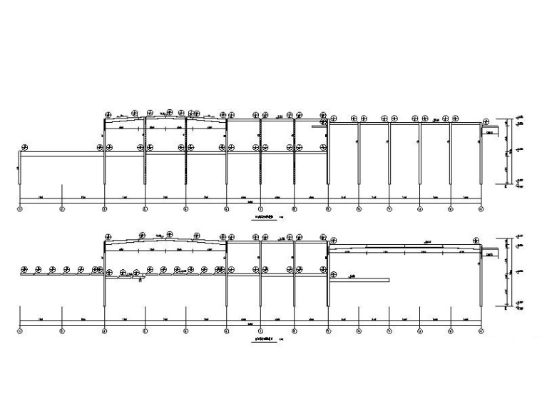 4s店框架结构结构图资料下载-钢框架结构奔驰4S专卖店结构施工图2019