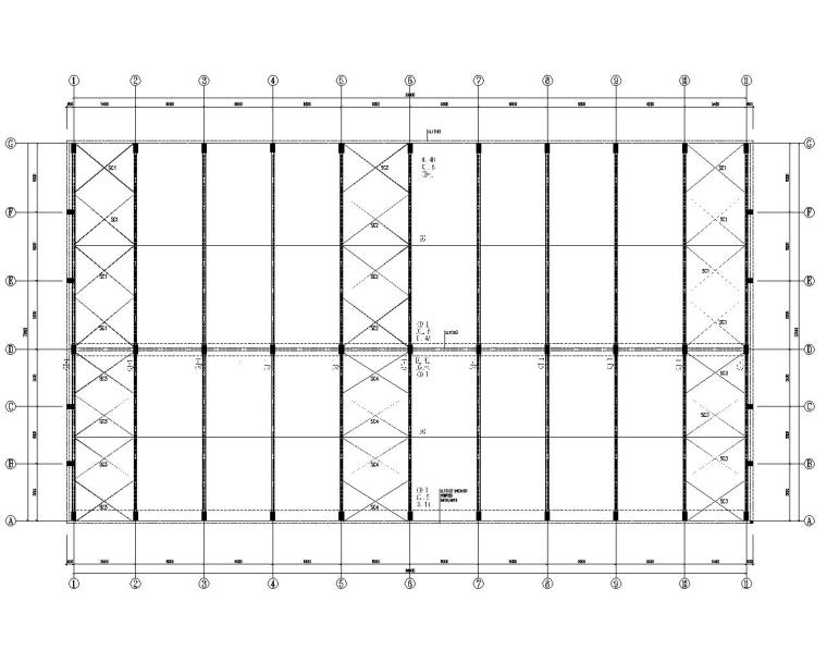 排架厂房安装方案资料下载-钢结构排架柱厂房结构施工图（CAD）