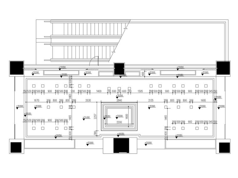 某现代风格珠宝店cad施工图_效果图