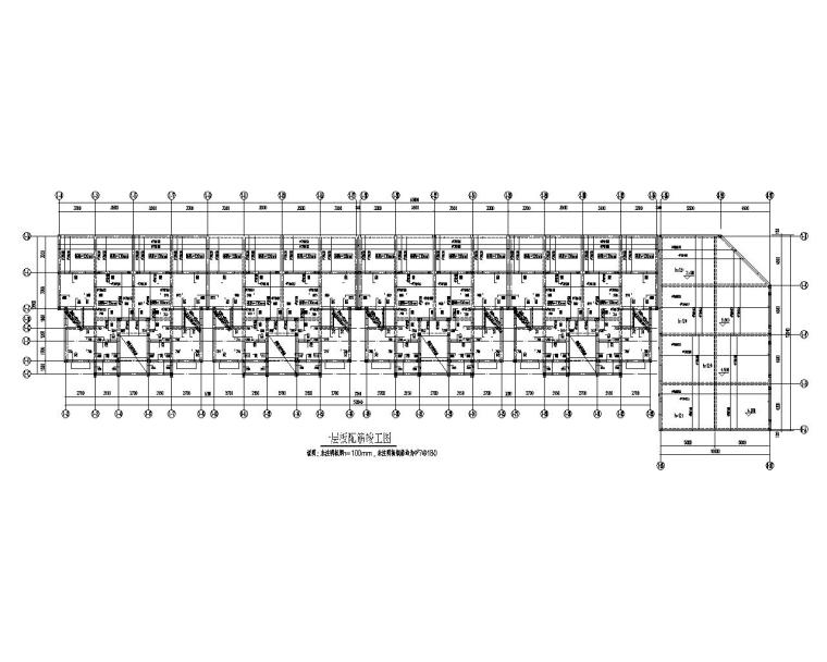 住宅楼cad结构图纸资料下载-六层住宅楼砖混结构施工图（CAD）