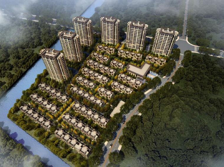 住宅院子设计资料下载-上海路劲佘山院子住宅建筑研发方案