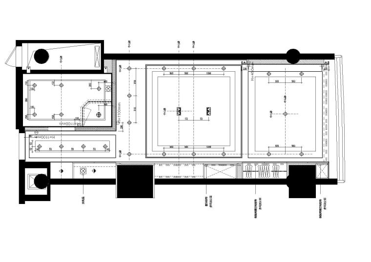 [江苏]无锡一居室家装样板间装修设计施工图-灯具尺寸图2