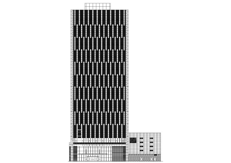 建筑工程电子版识图资料下载-[上海]同济大厦B楼建筑工程项目施工图