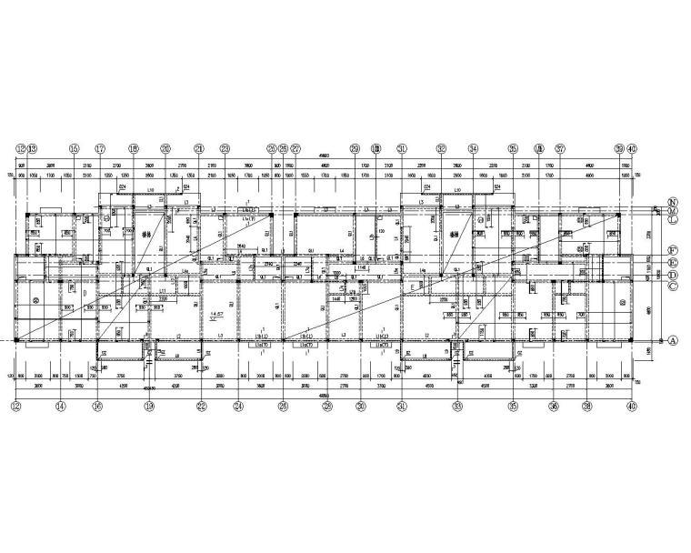 砖混住宅楼梯详图资料下载-某五层砖混住宅结构施工图（CAD）