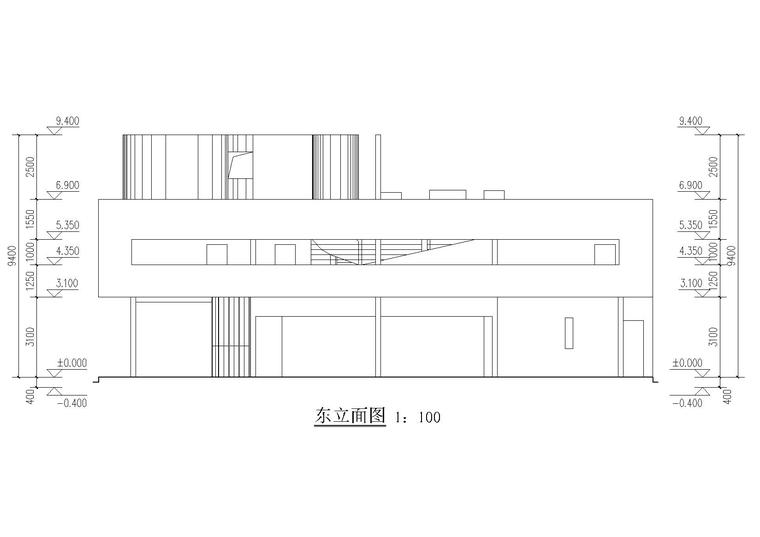 柯布西耶萨伏伊别墅图纸 别墅模型制作图片