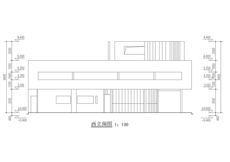 柯布西耶萨伏伊别墅图纸 别墅模型制作图片