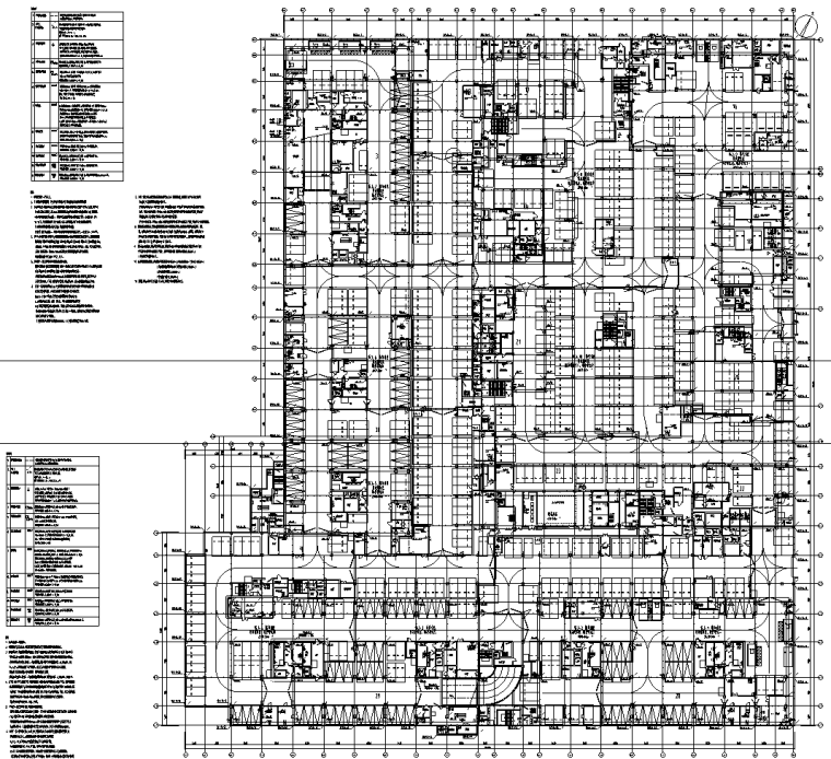 上海高层办公楼设计资料下载-上海高层办公楼组团及地库电气施工图