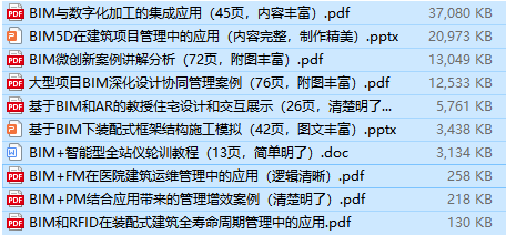 消能减震技术应用总结资料下载-BIM+9大技术应用案例10套，一键下载