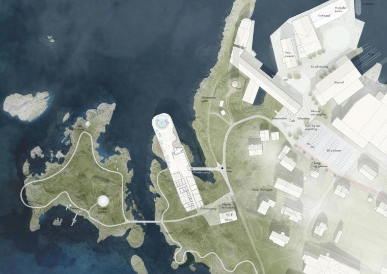 南海文化中心建筑方案设计资料下载-10套挪威观鲸文化中心竞标方案设计