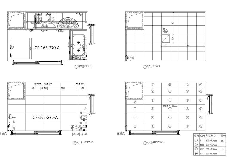 商讨区立面施工图资料下载-重点厨房整套平立面及结构施工图