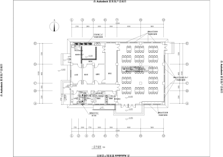 商店防排烟cad资料下载-小学食堂通风排烟系统设计