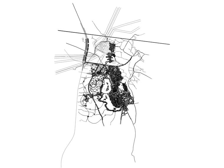 景观总平面图cad图资料下载-某特色小镇度假组团总平面图