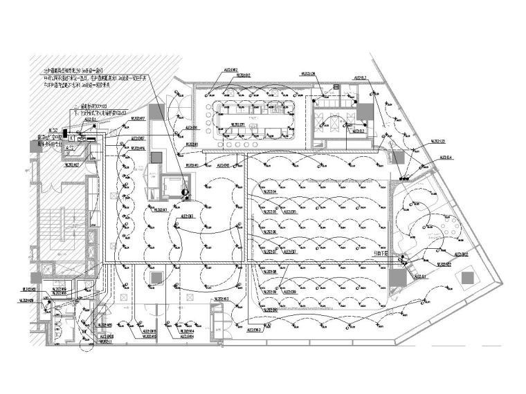 装修工具设备资料下载-西安用户体验中心室内装修机电图纸（2018）