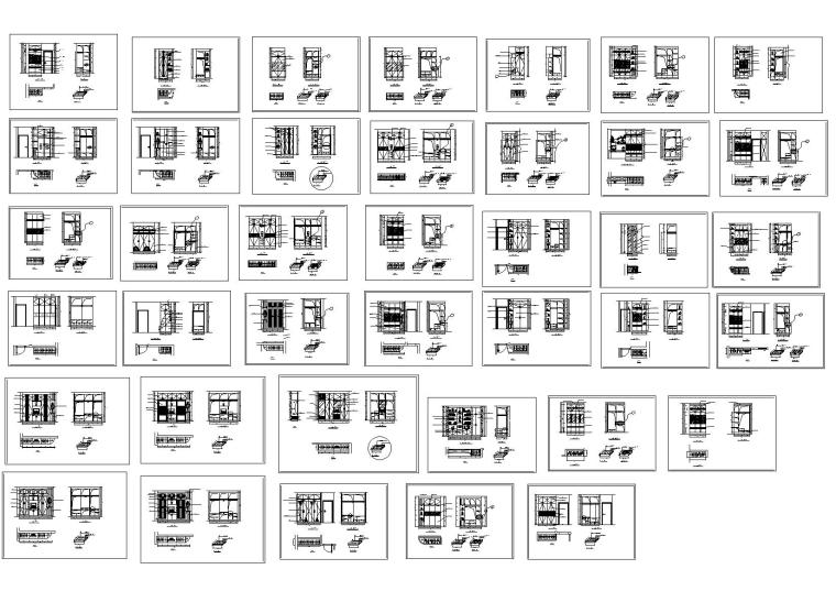 39款-室内衣柜装饰立面图例图块8