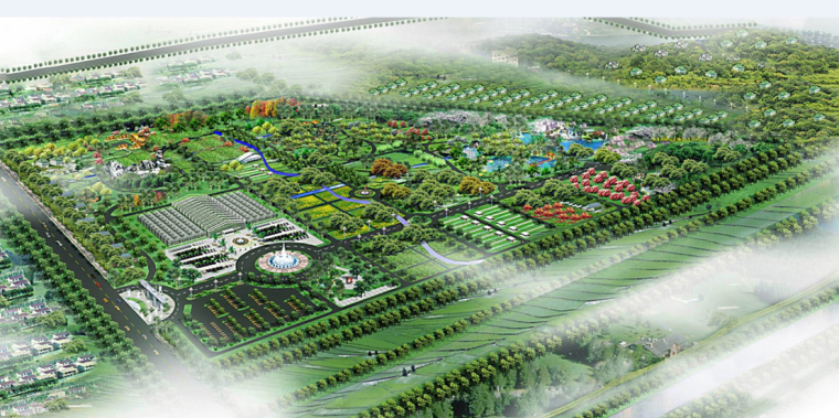 安徽家园景观设计资料下载-[安徽]蚌埠现代农业示范区景观设计方案