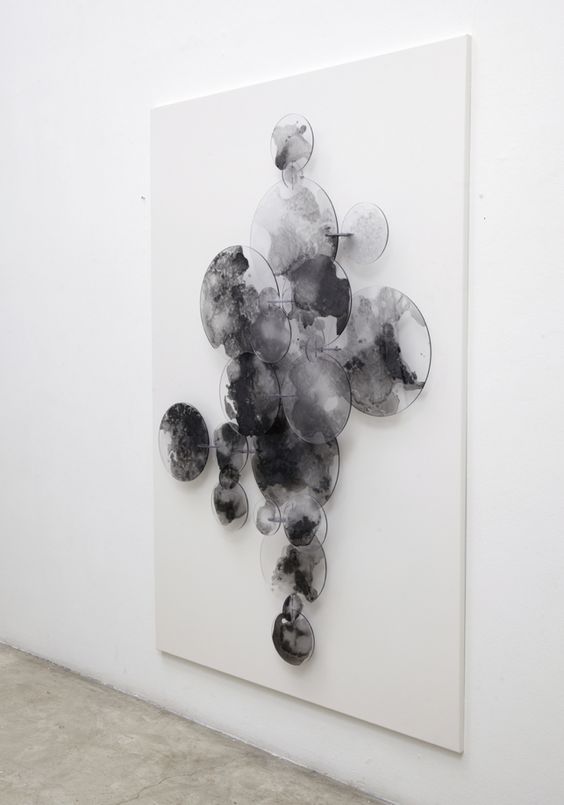 [分享]新中式水墨风实物装饰画 | 当代艺术装置