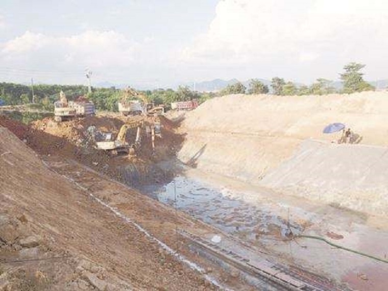 河堤填筑施工资料下载-水利明渠土石方开挖及填筑施工组织设计