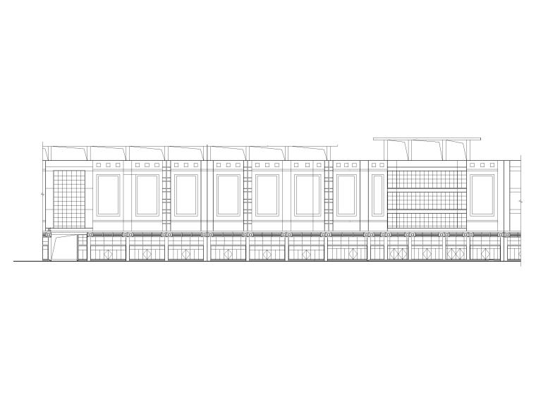 商场结构建筑施工图纸资料下载-某大型四层框架结构商场建筑施工图