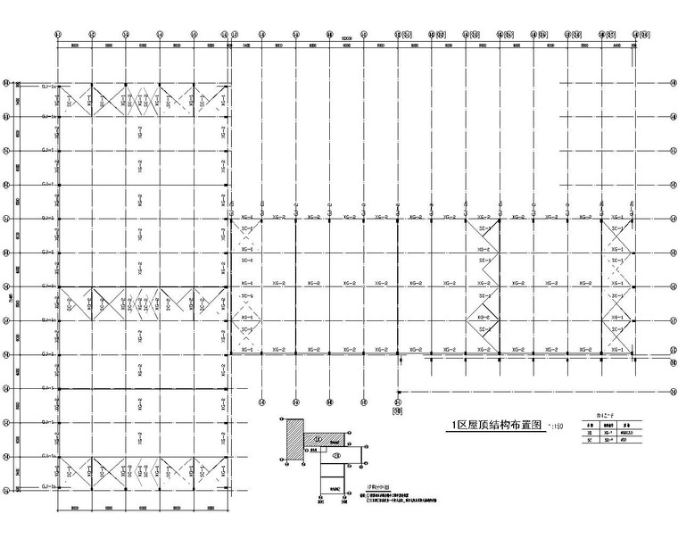 20m门式钢架施工图资料下载-某门式刚架厂房结构施工图（CAD）