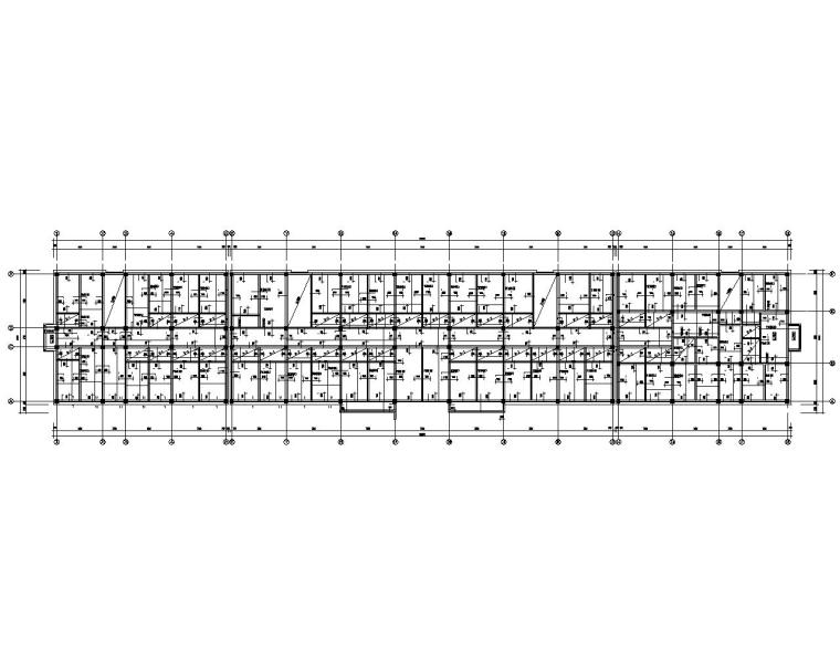 六层混凝土框架楼设计资料下载-某六层混凝土框架办公楼结构施工图（CAD）