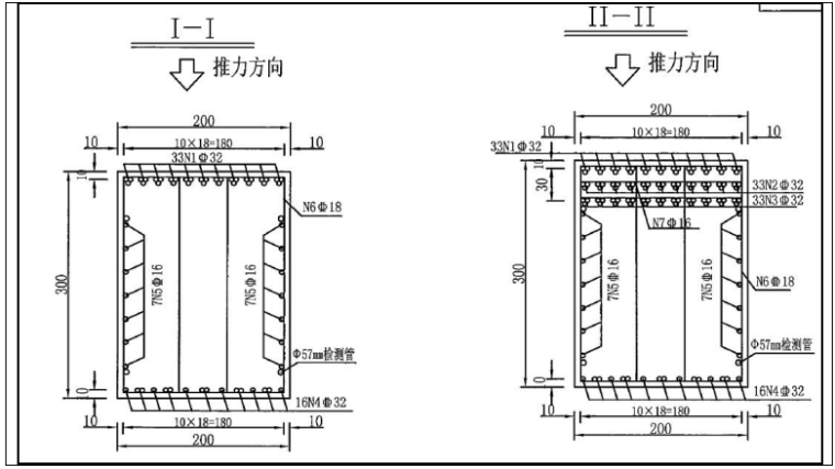 双向四车道高速公路实施性施工组织设计-抗滑桩钢筋大样图