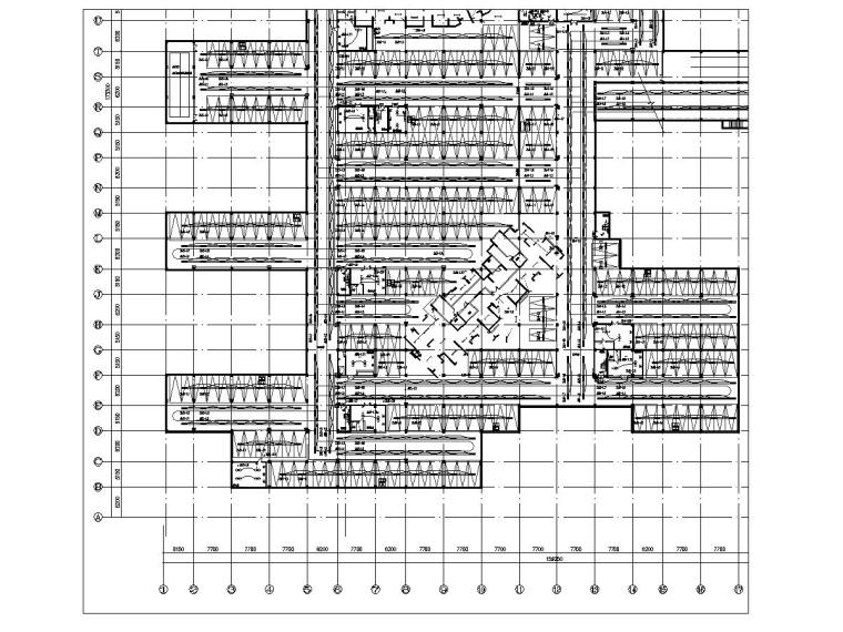 智慧社区电气图纸资料下载-上海大型社区地下车库电气图纸（平时战时）