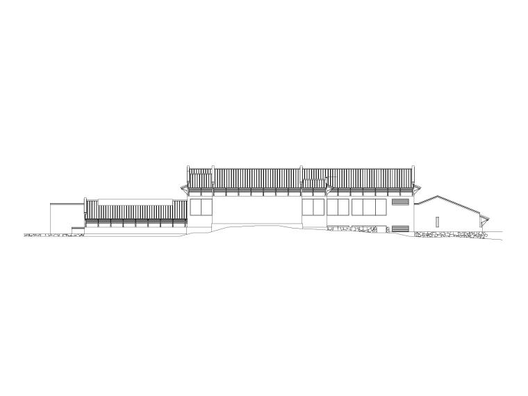 博物馆建筑文本方案图资料下载-地上3层中式现代风格历史博物馆建筑方案图