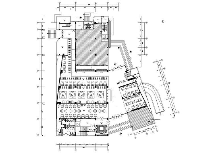 现代室内施工资料下载-[四川]成都现代三层M5会所室内设计施工图