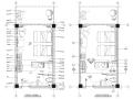 [无锡]景区民宿客栈40㎡双床房样板间施工图