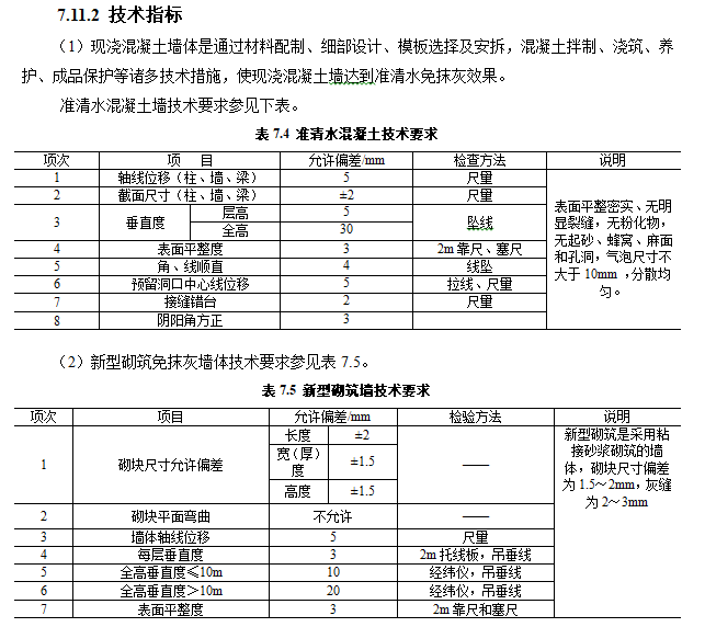 建筑业10项新技术讲解（158页）-准清水混凝土墙技术要求