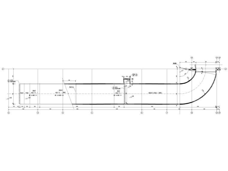 地下车库结构CAD图资料下载-地下车库汽车坡道详图（CAD）