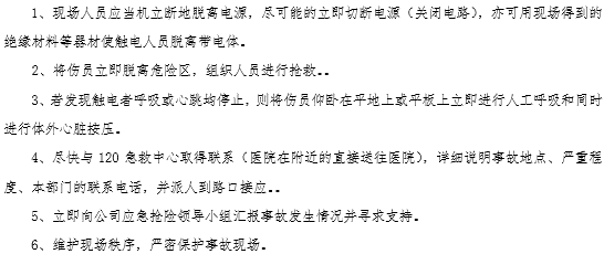 触电事故应急准备与响应预案资料下载-道路工程项目应急准备与响应预案