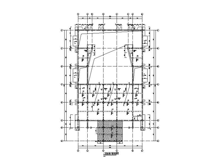 宿舍楼cad建筑结构图资料下载-外国语学校全套结构图_教学楼宿舍楼篮球馆