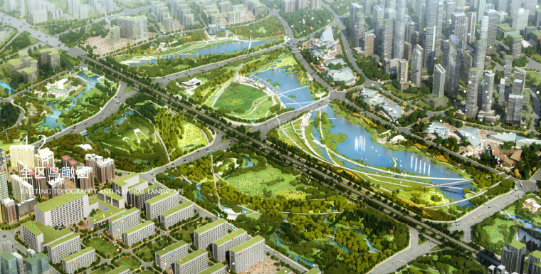 公园设计四川资料下载-[四川]成都自然生态城市公园景观设计方案