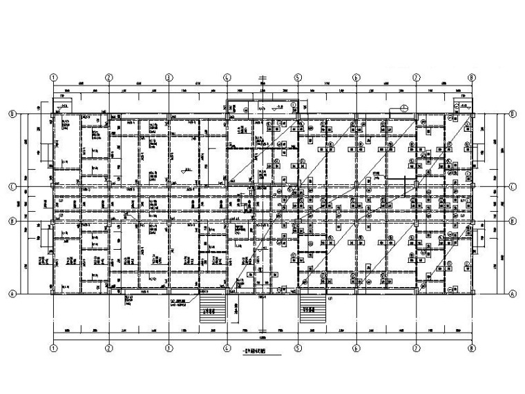 4层宿舍框架建筑图资料下载-6层框架结构职工宿舍结构施工图2016含建筑
