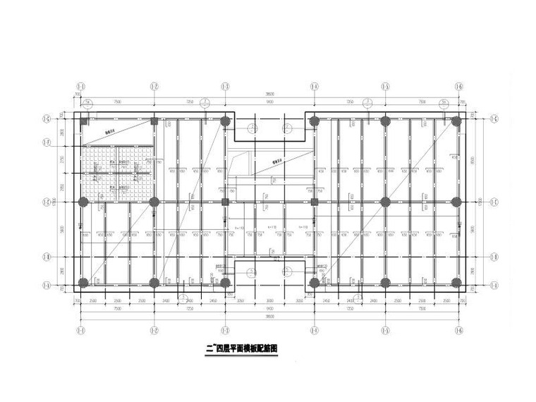 四层框架办公楼全套施工图资料下载-6层框架结构办公楼结构施工图_PHC管桩基础