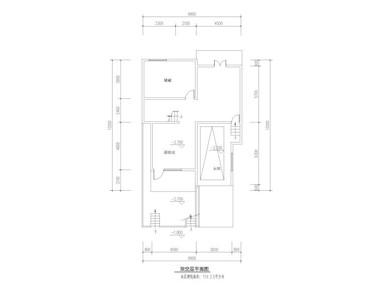 cad五房户型设计资料下载-别墅平面户型设计总结CAD