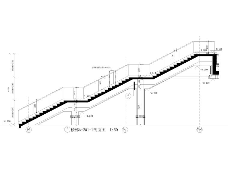 室外楼梯洞口封堵资料下载-室外庭院楼梯详图设计（CAD）