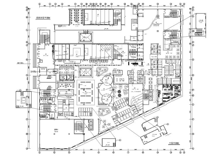 水边汀步施工图资料下载-[青岛]松乐汀温泉休闲会所施工图+效果图