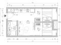 [贵州]30㎡两户平层公寓样板间设计施工图