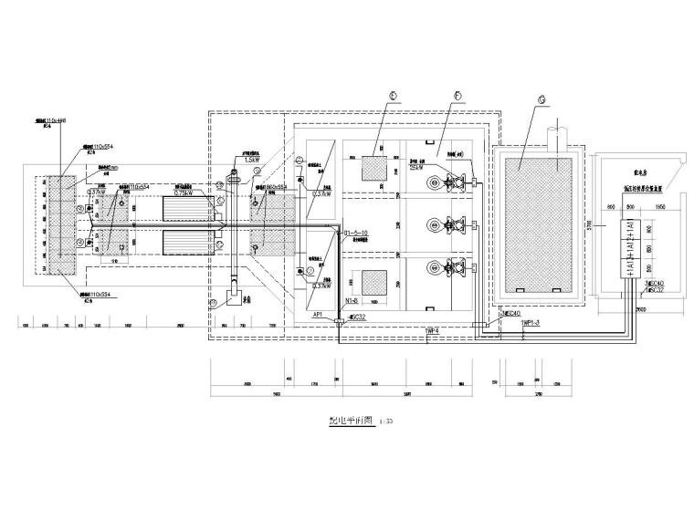 污水提升泵站工程设计图资料下载-河南省三连坑污水泵站改造工程配电图纸